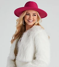 Glam Western Rhinestone Fedora