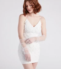 Effortlessly Glam Sheer Long Gloves