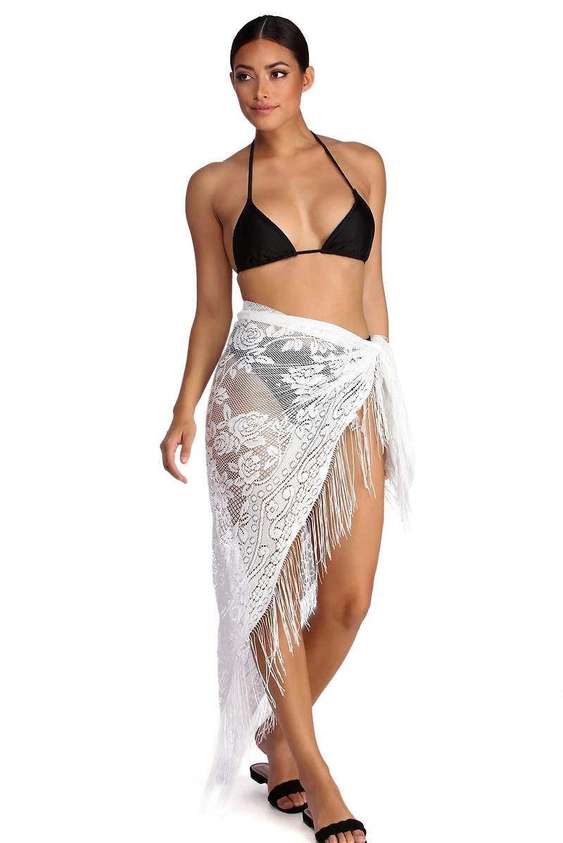 Crochet Fringe Wrap