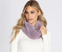 Faux Fur Infinity Scarf