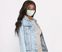 Resuable Summer Florals Face Mask With Earloops