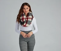 Timelessly Chic Plaid Blanket Scarf