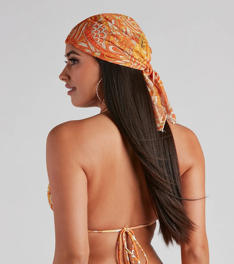 Retro Getaway Mesh Headwrap