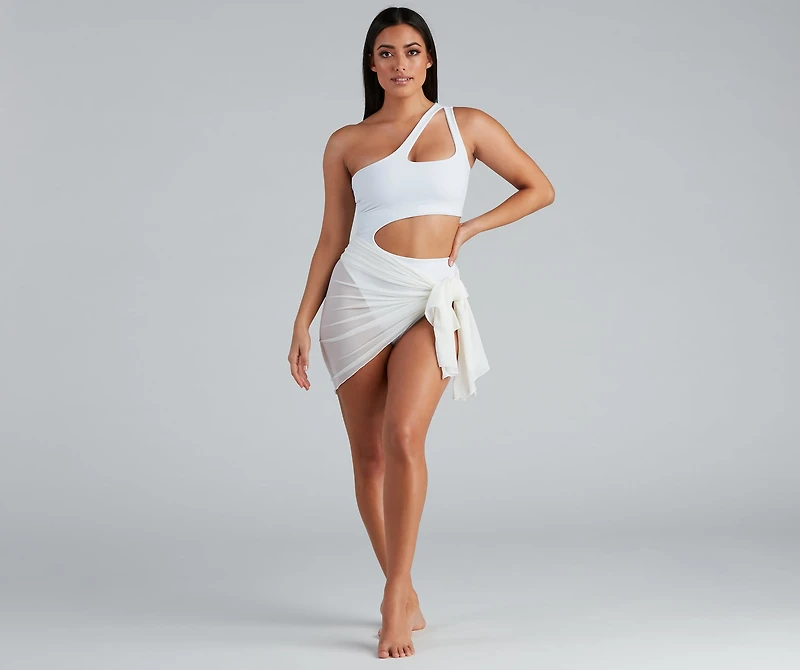 Splish Splash Mesh Swim Wrap