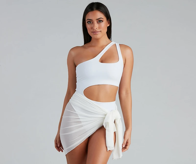 Splish Splash Mesh Swim Wrap