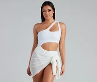 Splish Splash Mesh Swim Wrap