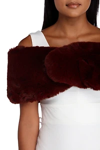 Sophisticated Lady Faux Stole Wrap