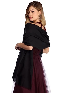 Lightweight Woven Wrap Scarf