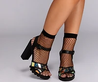 All Caught Up Fishnet Socks