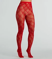 Posh Moment Sheer Bow Tights