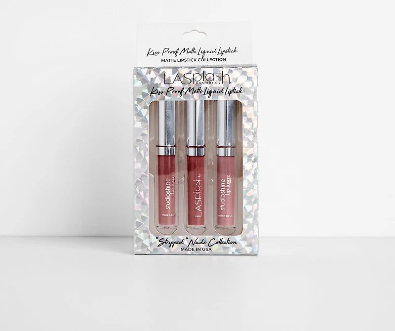 La Splash X Windsor Liquid Lipstick "Stripped Nude" Collection
