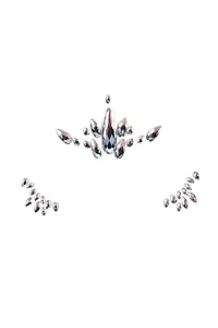 Faceted Tear Drop Face Gems
