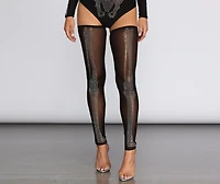Night Of The Skeleton Leg Warmers