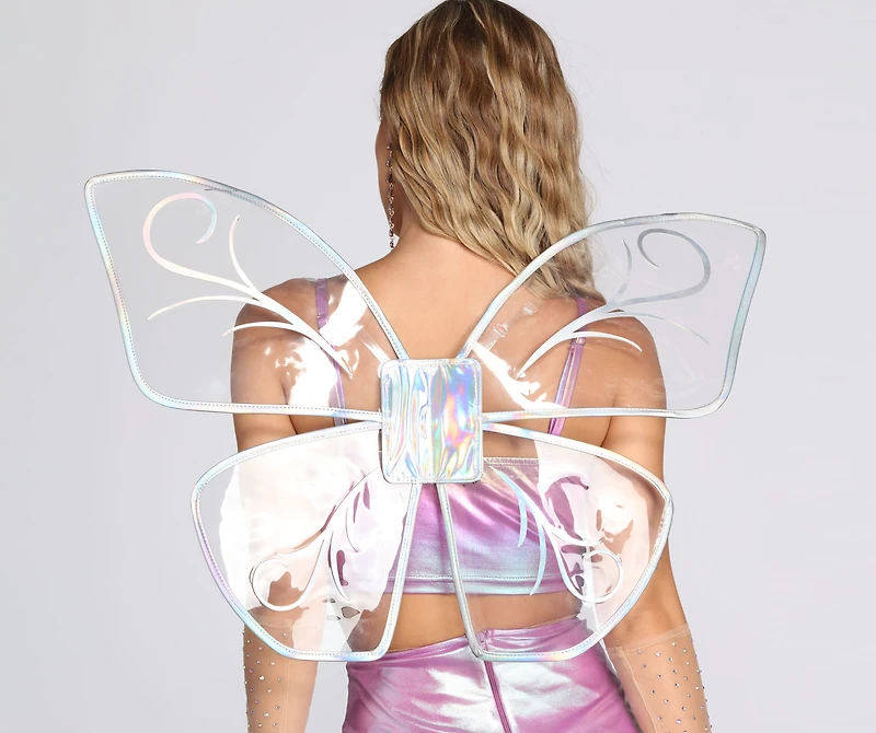 Butterfly Babe Holographic Wings