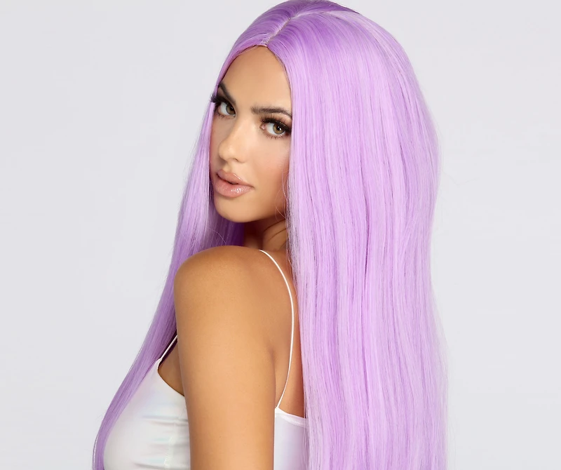 Pretty In Pastel Long Wig