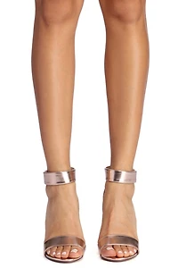 Own the Chrome Velcro Heels