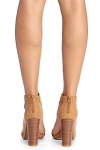 Braided Strap Block Heels