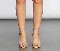 She's Extra Rhinestone Heels