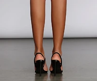 Get At Me Sling Back Stiletto Heels