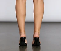 Clear The Way Point Toe Mule