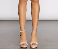 Glitter Is All That Matters Platform Heels