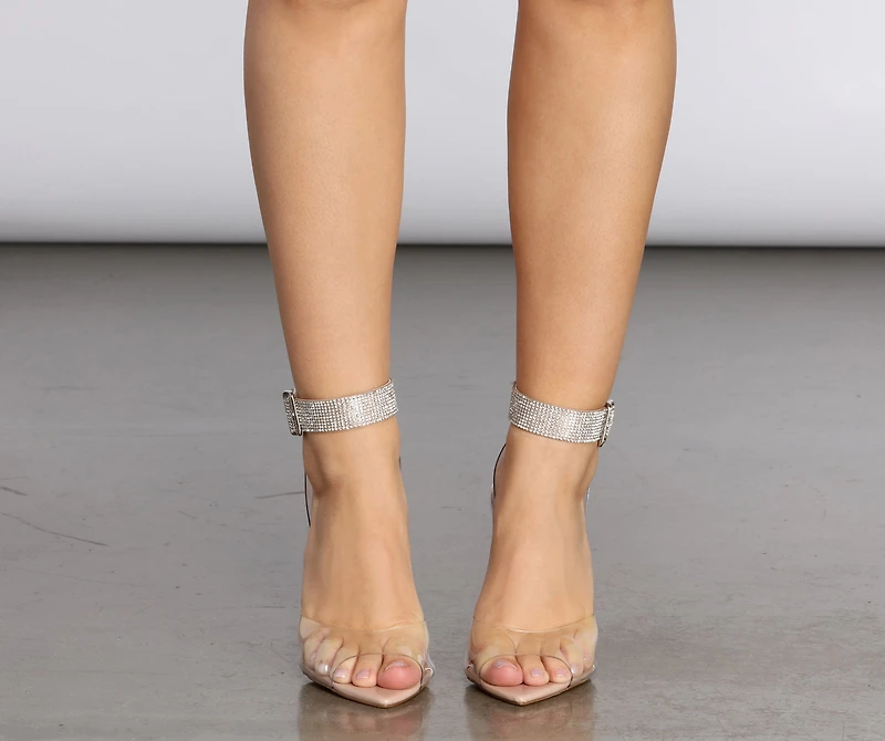 Werk It Peep Toe Stiletto Heels
