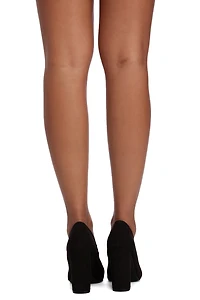 Glen Plaid Pointed Toe Pumps