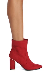 Dreaming Faux Suede Booties