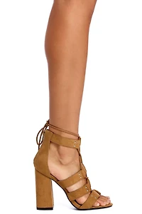 Kick It Up Block Heels
