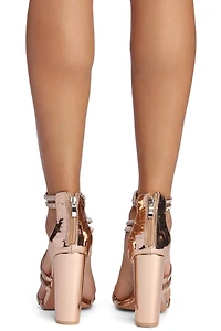 Wrapped Rhine Block Heels
