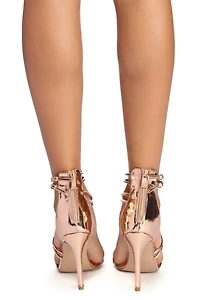 Sleek And Strappy Heels