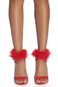 Cuff 'Em With Faux Fur Heels