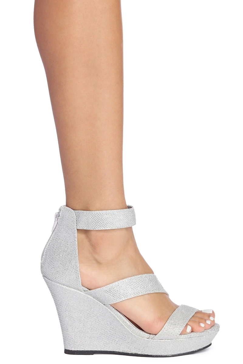 Glitter Gal Wedge Heels