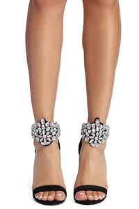 Wrapped Rhinestones Stiletto Heels