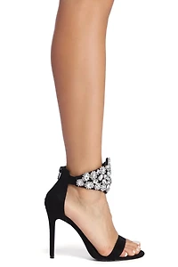 Wrapped Rhinestones Stiletto Heels