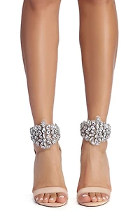 Wrapped Rhinestones Stiletto Heels
