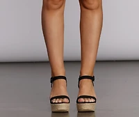 Back To Basics Espadrille Heels