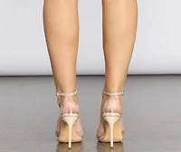 Pump It Up Rhinestone Heels