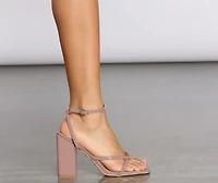 Talk That Square Block Heels