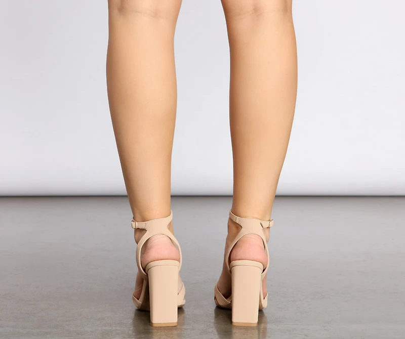 It's Go Time Square Toe Low Block Heel