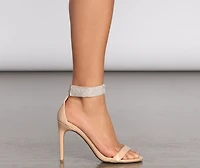 Shine A Lil' Brighter Rhinestone Stiletto Heels