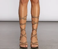 Less Is More Strappy Low Heels