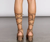 Less Is More Strappy Low Heels