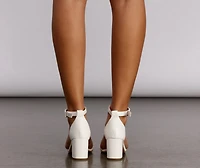 The Clear Block Heels