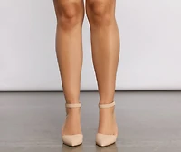 Poised Perfection Pointed Toe Block Heels