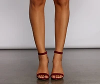 Basic Zip-Up Block Heels