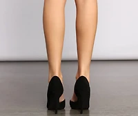 Perfect Style Cut Out Pumps