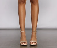 Glow Baby Glitter Low Block Heels