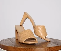 Everyday Slay Quilted Mules