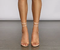 Lead On Lace-Up Stiletto Heels